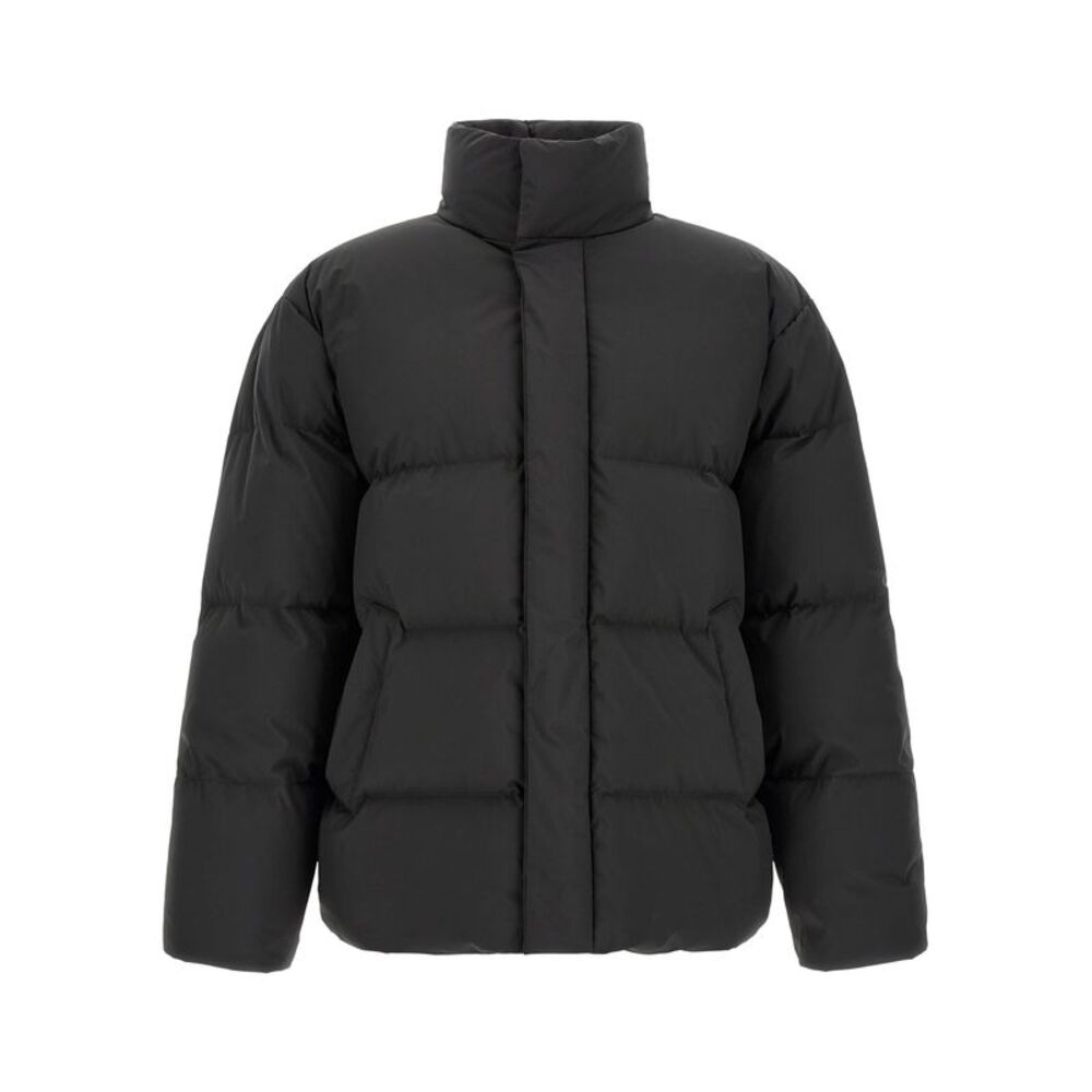 Saint Laurent Black Polyester Full-Length Men's Jacket